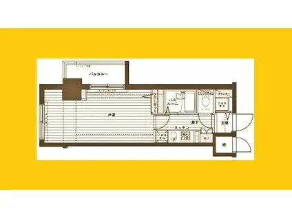 PHOENIX SHINYOKOHAMA参番館(1K/4階)の間取り写真