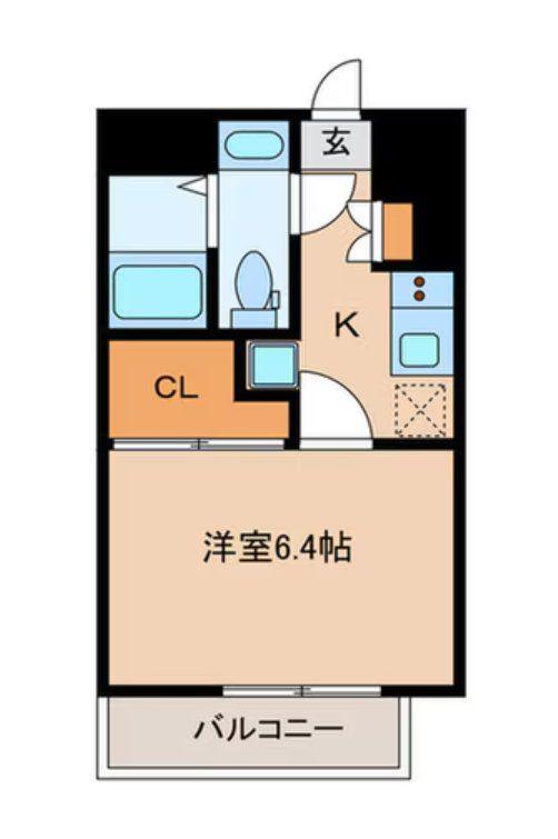 GRANPASEO 阿佐ヶ谷II(1K/1階)の間取り写真