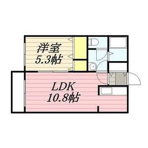 エムズ911(1LDK/3階)の間取り写真