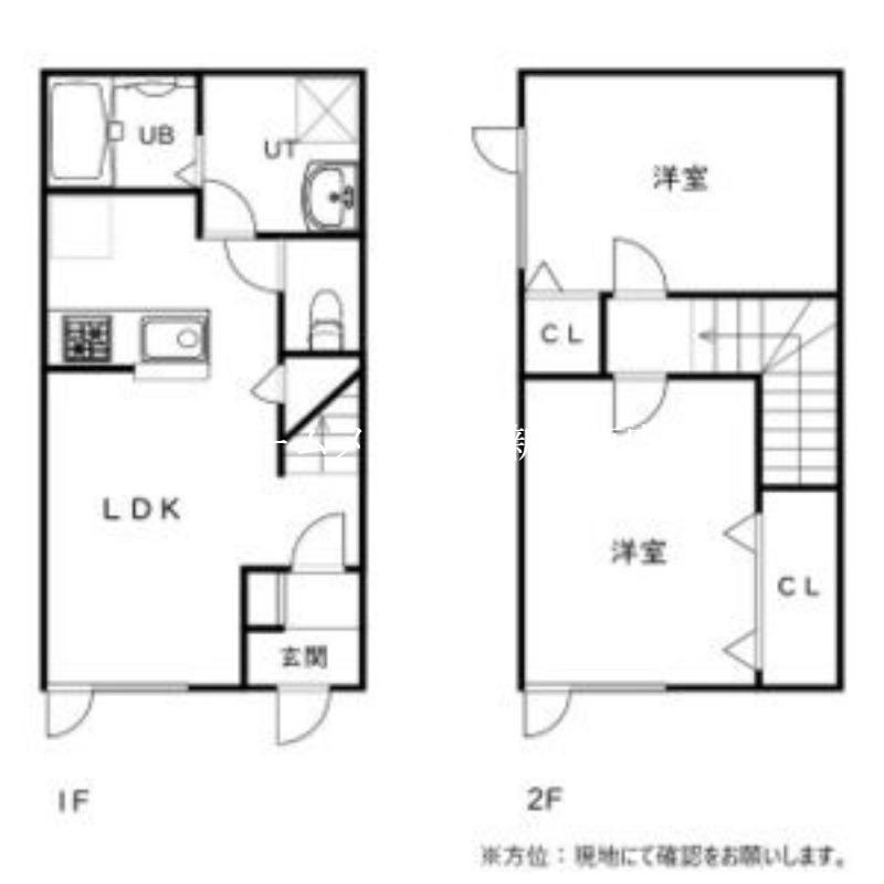 ノアージュ栄町(2LDK/1階)の間取り写真