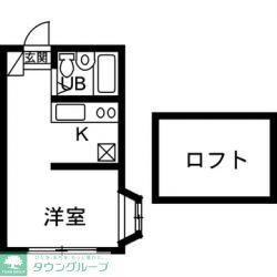 モンパレス国定第5 2号館(1SK/1階)の間取り写真