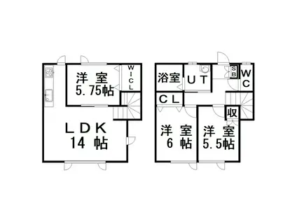 ソレイユ白金(3LDK/1階)の間取り写真