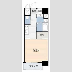 豊田駅前ビル(1K/7階)の間取り写真