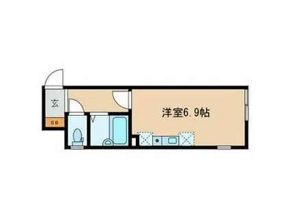 リヴ桜台(ワンルーム/1階)の間取り写真