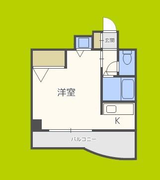 ノルデンハイム新大阪(ワンルーム/11階)の間取り写真