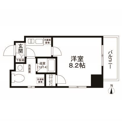 エスペランサK錦糸町(1K/5階)の間取り写真