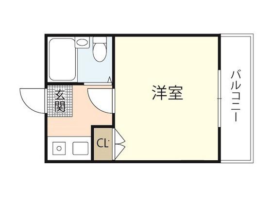 パルコープ大宮(1K/3階)の間取り写真