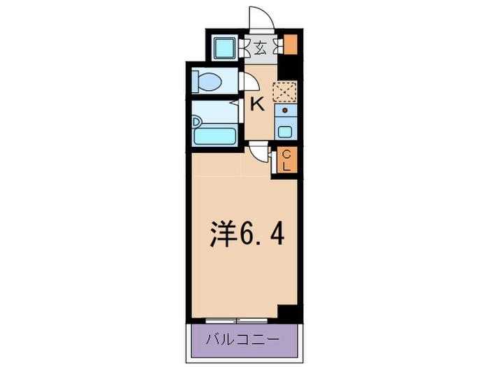 スカイコート文京白山(1K/1階)の間取り写真