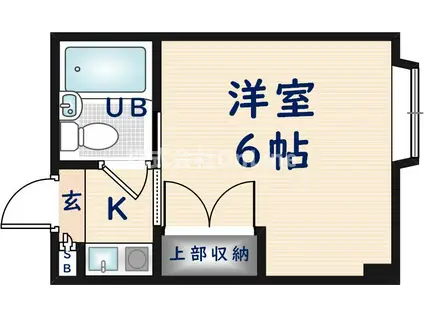 ロイヤル俊徳II(1K/1階)の間取り写真