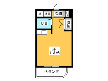 プレアール大垣本町(ワンルーム/3階)の間取り写真