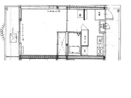 グリーンピア(1K/2階)の間取り写真