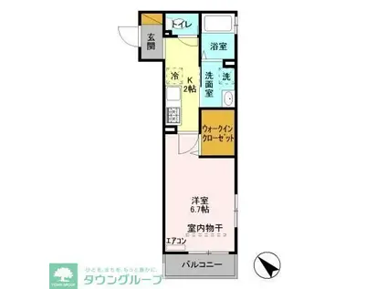 FOR YOU 新浦安(1K/3階)の間取り写真