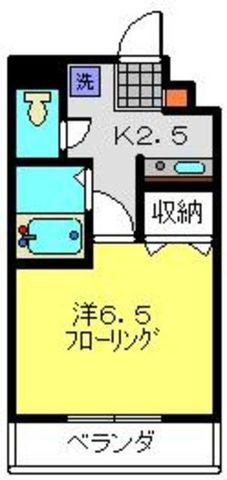 アスタリスク日吉(1K/3階)の間取り写真