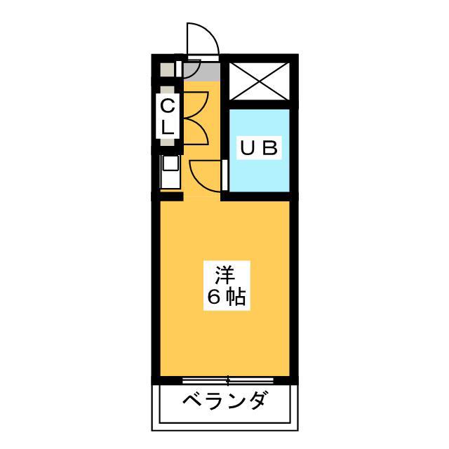 メゾン池袋(ワンルーム/2階)の間取り写真