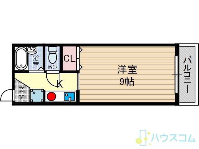 G1-Z2(1K/3階)の間取り写真