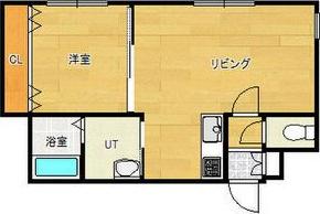 ドルチェヴィータ(1LDK/4階)の間取り写真