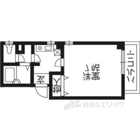 ヴィヴィ モラド(1K/1階)の間取り写真