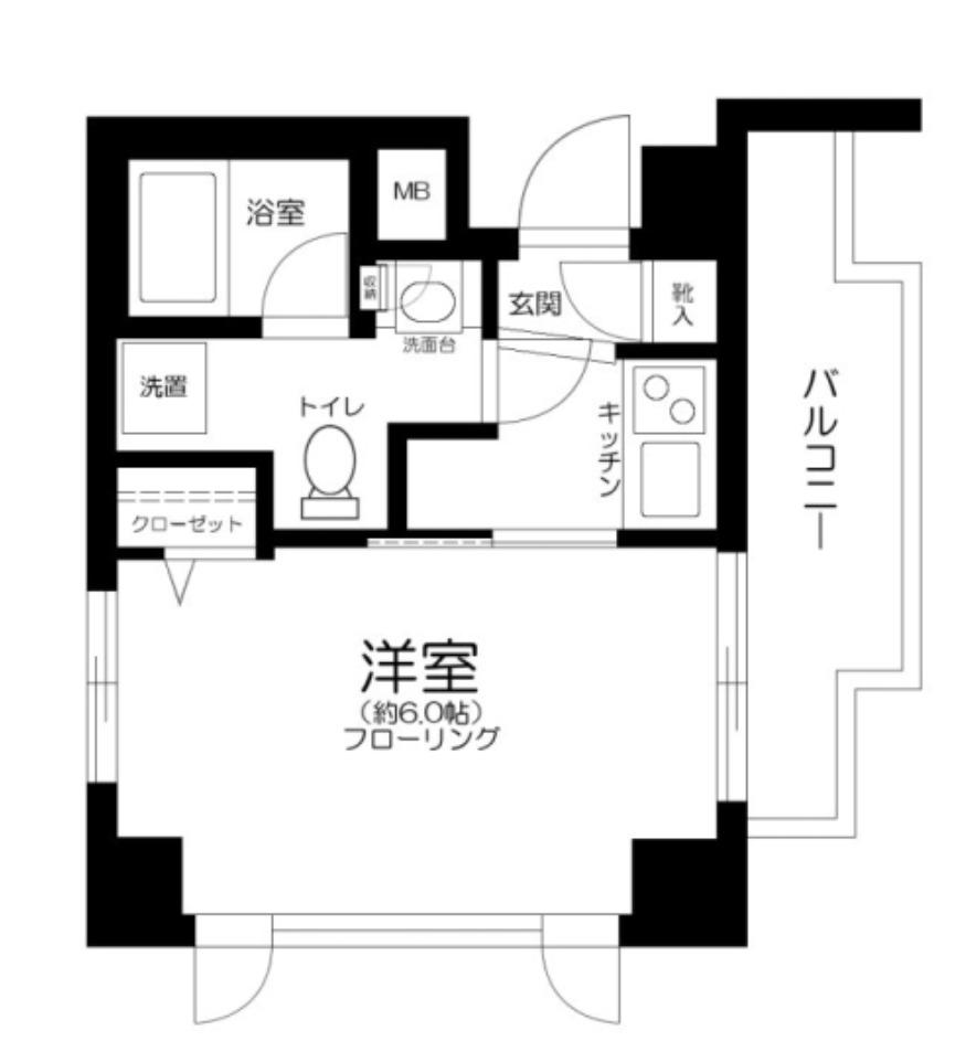 AZALEAHOUSE野方(1K/2階)の間取り写真
