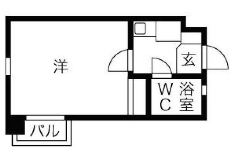 コルパティオ29(1K/3階)の間取り写真