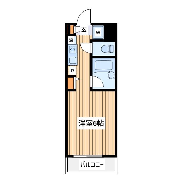 フジヤマンション(1K/3階)の間取り写真