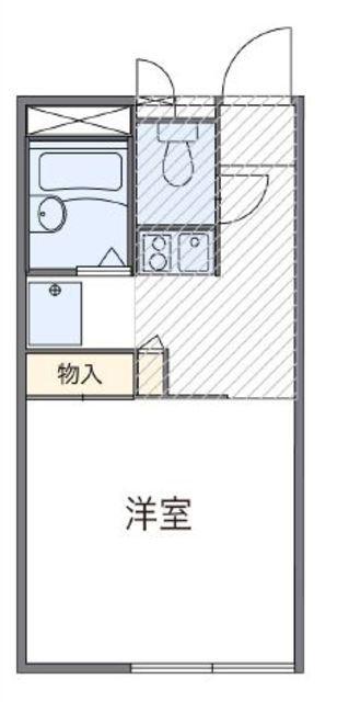 レオパレスサウス VILLAGE(1K/2階)の間取り写真