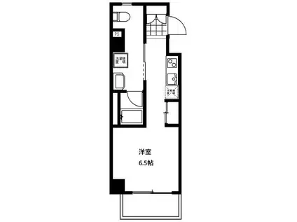 SEAWAVE東綾瀬(ワンルーム/2階)の間取り写真