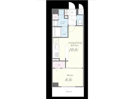 CASA DE ALIVIO(1LDK/3階)の間取り写真