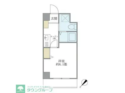 KDXレジデンス小豆沢(1K/5階)の間取り写真