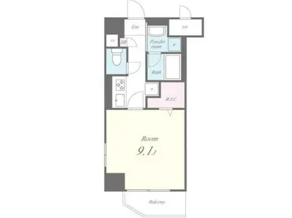 アルシェ新宿(1K/7階)の間取り写真