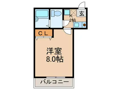 CHANPUL.BOX(1K/3階)の間取り写真