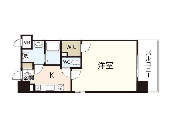 第29友建ビル(1K/5階)の間取り写真