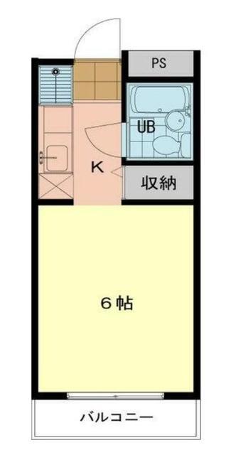 ハイツローネ(1K/1階)の間取り写真
