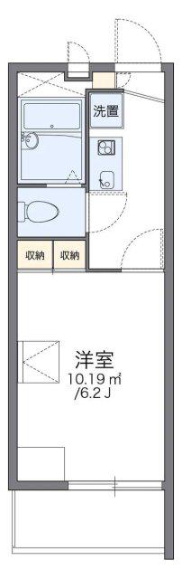 レオパレスAVANCER(1K/2階)の間取り写真