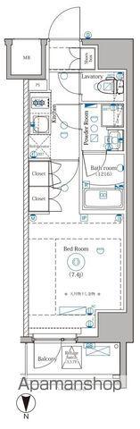 DIPS野方RESIDENCE(1K/3階)の間取り写真