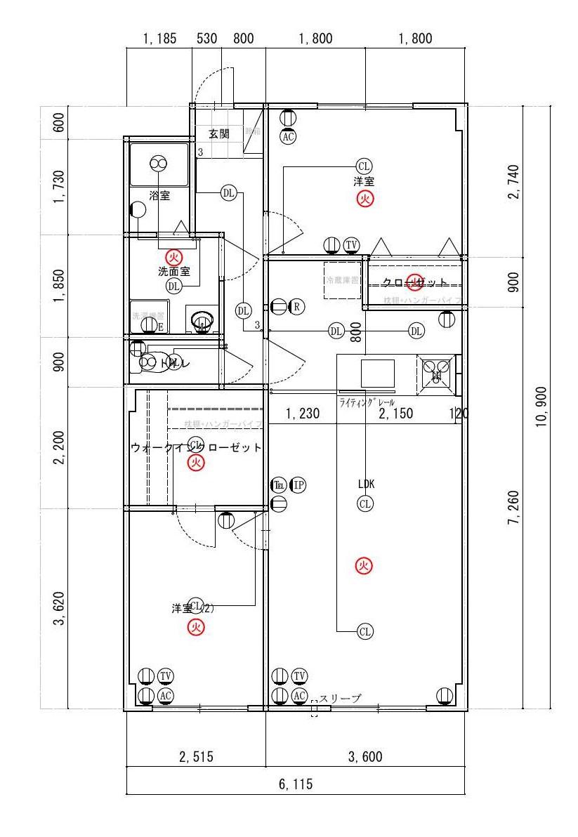 YS HOUSE(2SLDK/2階)の間取り写真