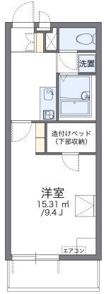 レオパレス加島サザンフェイス(1K/3階)の間取り写真
