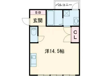 ルークレジデンス姫路I(ワンルーム/8階)の間取り写真