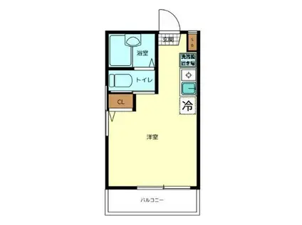 ストーリオ高円寺V(ワンルーム/2階)の間取り写真