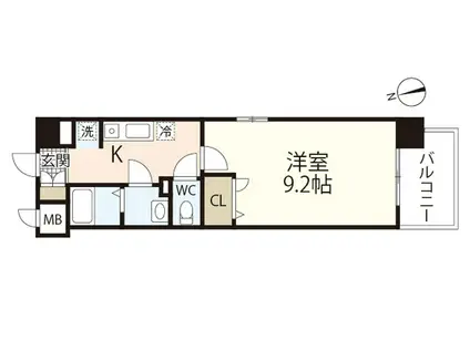 第30友建ビル(1K/5階)の間取り写真