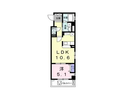 CASA G CASA G(1LDK/2階)の間取り写真