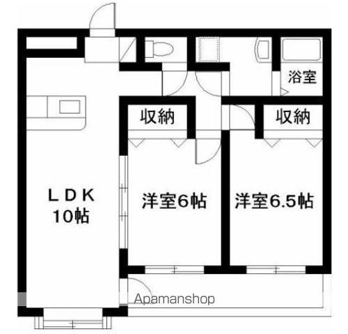 リージェントマンション(2LDK/1階)の間取り写真