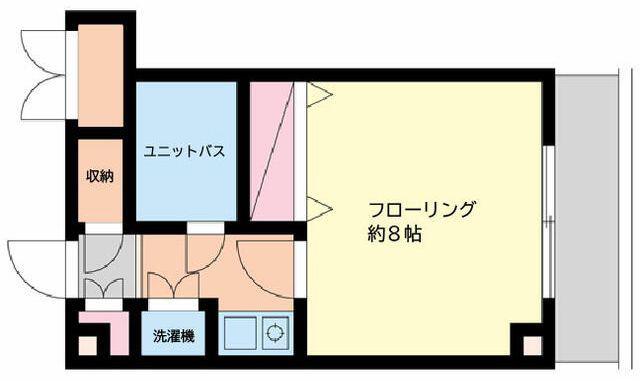 NTコーポ向原(1K/3階)の間取り写真