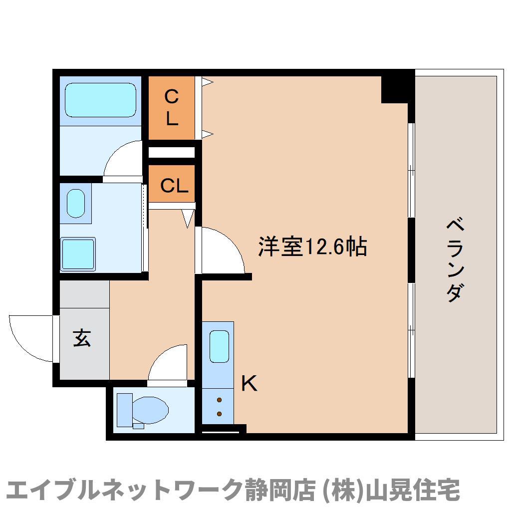 イーストタウン巽(ワンルーム/5階)の間取り写真