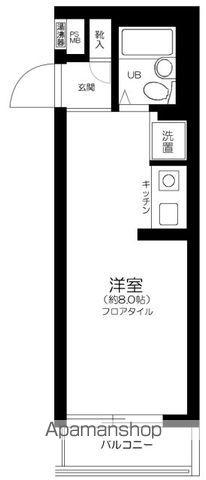 ジョイフル早稲田(ワンルーム/1階)の間取り写真
