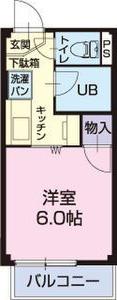 SURPLUSVERDE(1K/1階)の間取り写真