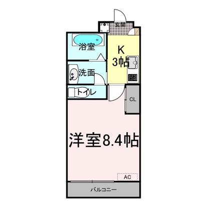 アンティカベラカーサ(1K/5階)の間取り写真
