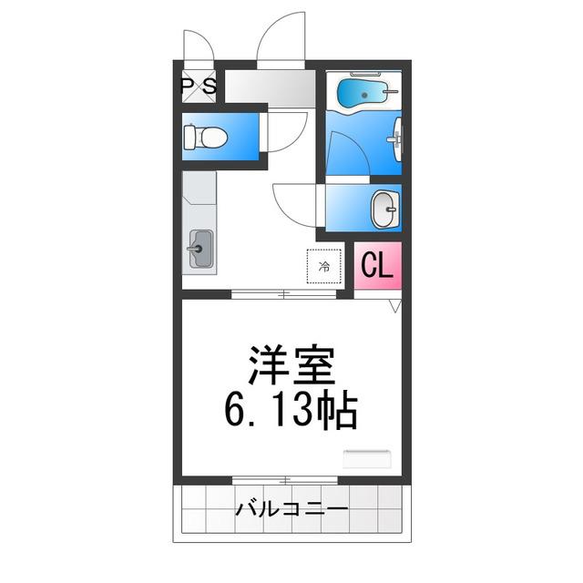 OBELISK.K(1K/2階)の間取り写真