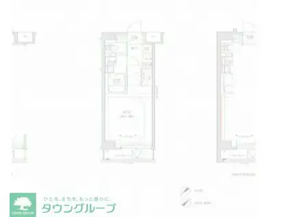 RELUXIA GRANDE 川崎大師公園(1K/6階)の間取り写真