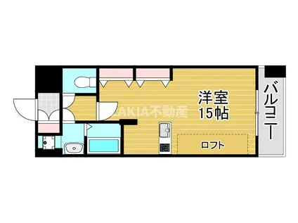 アルバT(ワンルーム/5階)の間取り写真