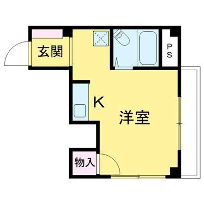 プリモクラッセ高津(ワンルーム/2階)の間取り写真